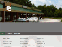 Tablet Screenshot of lanskyenterprises.com